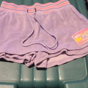 Hello Kitty Purple and Pink Striped Shorts